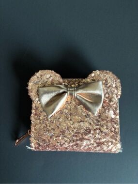 Disney Loungefly Rose Gold Wallet